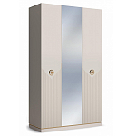 Шкаф трёхдверный с 1-ой зеркальной дверью Satin Furniture варинант исполнения - 1 | Loft Concept в Рязани