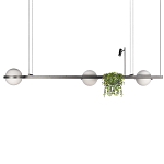 Подвесной линейный светильник Barbell варинант исполнения - 1 | Loft Concept в Рязани