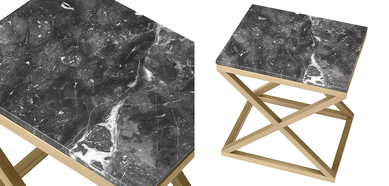 Приставной стол Eichholtz Side Table Criss Cross Приставной стол Eichholtz Side Table Criss Cross - Loft-Concept в Рязани