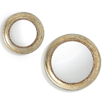 Зеркало Antique Mango Wood Round 60 варинант исполнения - 2 | Loft Concept в Рязани