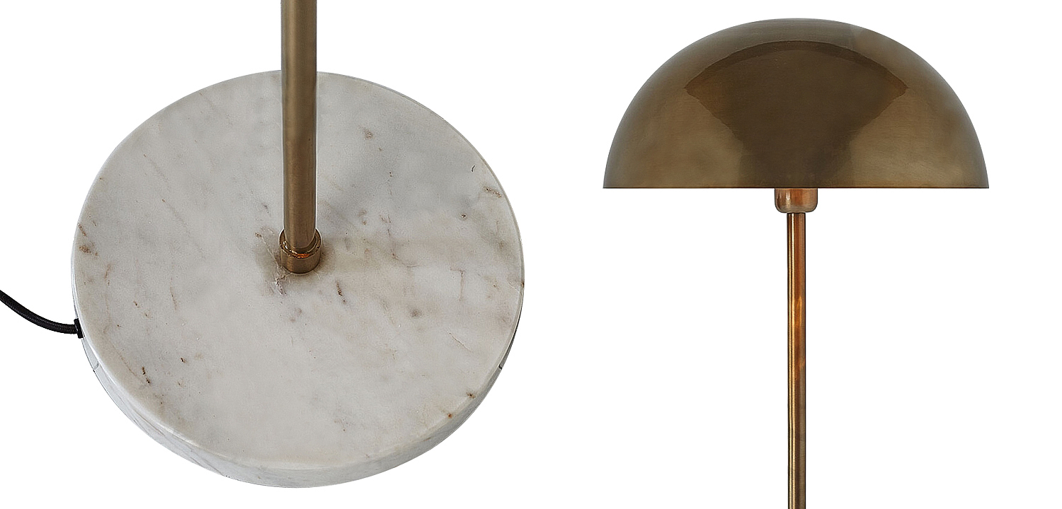 Торшер Riverside Floor Lamp Brass Торшер Riverside Floor Lamp Brass - Loft-Concept в Рязани