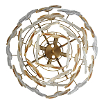 Люстра конусообразная с цветочными мотивами Light Floral Glow варинант исполнения - 6 | Loft Concept в Рязани