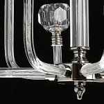 Люстра с 8-ю лампами и гранеными стеклянными плафонами Prism Gala варинант исполнения - 10 | Loft Concept в Рязани