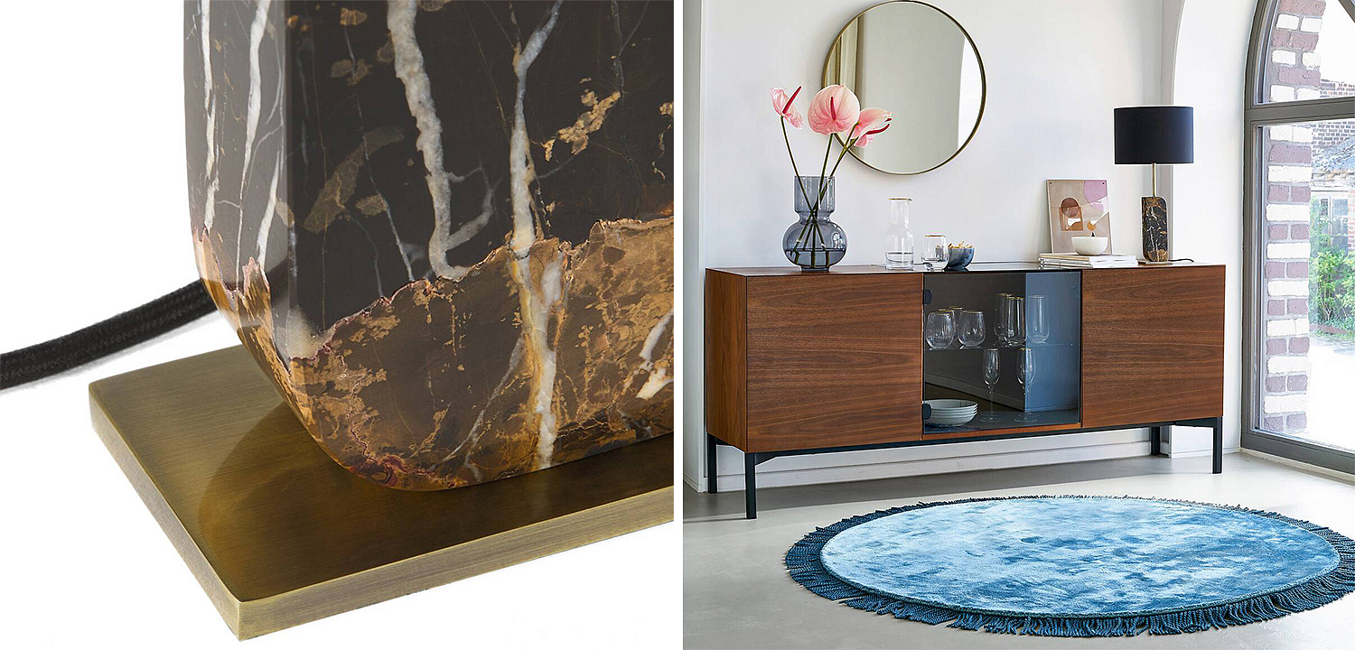Настольная лампа Franca Marble Stand Настольная лампа Franca Marble Stand - Loft-Concept в Рязани