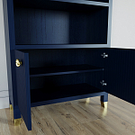 Книжный Стеллаж Elsa Dreams Blue с задней стенкой варинант исполнения - 3 | Loft Concept в Рязани