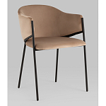 Стул Brace велюр капучино варинант исполнения - 1 | Loft Concept в Рязани