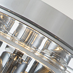 Потолочный светильник для ванных комнат с круглым стеклянным плафоном и тремя лампами Quoizel варинант исполнения - 8 | Loft Concept в Рязани