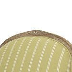 Кресло Ava Classical Armchair green striped flax варинант исполнения - 4 | Loft Concept в Рязани