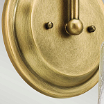 Бра с прозрачным стеклянным абажуром в форме цилиндра Kichler варинант исполнения - 10 | Loft Concept в Рязани