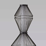 Торшер светодиодный с плетеным металлическим каркасом Metal Interweaving варинант исполнения - 3 | Loft Concept в Рязани