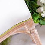 Барный стул золотистый из натурального бука с изображением птицы и цветов Blooming Birds варинант исполнения - 3 | Loft Concept в Рязани