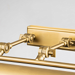 Светильник для картин цвета состаренная латунь с широким плафоном на прямоугольном основании Elstead Lighting варинант исполнения - 3 | Loft Concept в Рязани