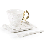 Кофейная пара Seletti I-Coffee Gold варинант исполнения - 1 | Loft Concept в Рязани