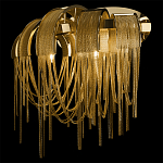 Бра с металиическими цепочками и дугообразными элементами Atlantis Chain варинант исполнения - 10 | Loft Concept в Рязани