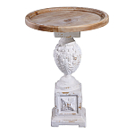 Приставной столик с резным античным узором Antique Engraving варинант исполнения - 1 | Loft Concept в Рязани