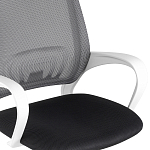 Офисное кресло с основанием из белого пластика Desk chairs Black варинант исполнения - 6 | Loft Concept в Рязани