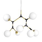 Люстра с 7-ю белыми шарообразными плафонами Natural Concepts варинант исполнения - 1 | Loft Concept в Рязани
