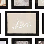 Рамка для 9-ти фотографий квадратная Moment Forever варинант исполнения - 3 | Loft Concept в Рязани