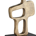 Настольная лампа с фигурным каркасом и прямоугольным тканевым абажуром Brutalist Profile варинант исполнения - 1 | Loft Concept в Рязани