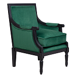 Кресло Harry Armchair black and green velour варинант исполнения - 1 | Loft Concept в Рязани