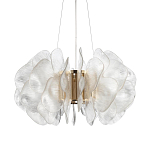 Люстра с декором в виде крупных рельефных лепестков 80 см Ethereal Bloom варинант исполнения - 1 | Loft Concept в Рязани