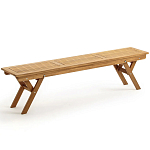 Деревянная скамья складная Jerome Wood Bench варинант исполнения - 1 | Loft Concept в Рязани