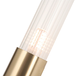 Бра с вытянутым рифленым стеклянным плафоном цилиндрической формы Trumpet tube варинант исполнения - 3 | Loft Concept в Рязани