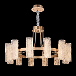 Люстра круглая с текстурными цилиндрическими плафонами Glimpse варинант исполнения - 6 | Loft Concept в Рязани