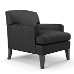 Мебельная ткань Шенилл черный цвет 138 см T4-35 варинант исполнения - 5 | Loft Concept в Рязани