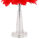 Настольная лампа с перьями Plumage Red Table Lamp варинант исполнения - 3 | Loft Concept в Рязани