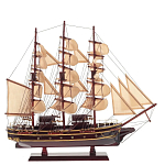 Декоративная модель деревянного коричневого парусника в подарочной упаковке With The low варинант исполнения - 1 | Loft Concept в Рязани