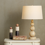 Настольная лампа с корпусом из градуированных шаров Babylon варинант исполнения - 4 | Loft Concept в Рязани