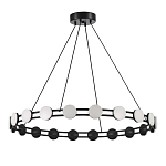 Люстра кольцевая с круглыми светодиодными источниками света Maxine Light варинант исполнения - 3 | Loft Concept в Рязани