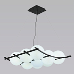 Люстра подвесная с 9-ю плафонами в форме шара Yarvi варинант исполнения - 4 | Loft Concept в Рязани