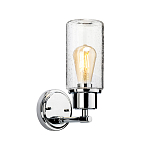 Бра с цилиндрическим прозрачным плафоном из стекла с пузырьками Elstead Lighting варинант исполнения - 1 | Loft Concept в Рязани