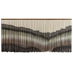 Пейзаж из нитей Макраме Wall decor Black and White Landscape варинант исполнения - 6 | Loft Concept в Рязани
