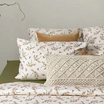 Чехол на подушку с макраме бежевого цвета Macrame варинант исполнения - 6 | Loft Concept в Рязани