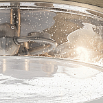 Потолочный светильник с прозрачным стеклянным плафоном с эффектом пузырьков Kichler варинант исполнения - 4 | Loft Concept в Рязани