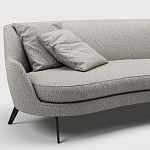 Мебельная ткань Шенилл серо-голубой цвет 142 см T4-47 варинант исполнения - 6 | Loft Concept в Рязани