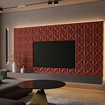 Гипсовая 3D панель с принтографией PM-11 варинант исполнения - 1 | Loft Concept в Рязани