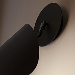 Бра с поворотным плафоном Aracea Black Wall Lamp варинант исполнения - 13 | Loft Concept в Рязани