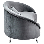 Диван с мягкой обивкой из ткани серый Ethan Sofa варинант исполнения - 1 | Loft Concept в Рязани