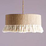 Люстра круглая плетеная с кисточками Solar Glow варинант исполнения - 6 | Loft Concept в Рязани