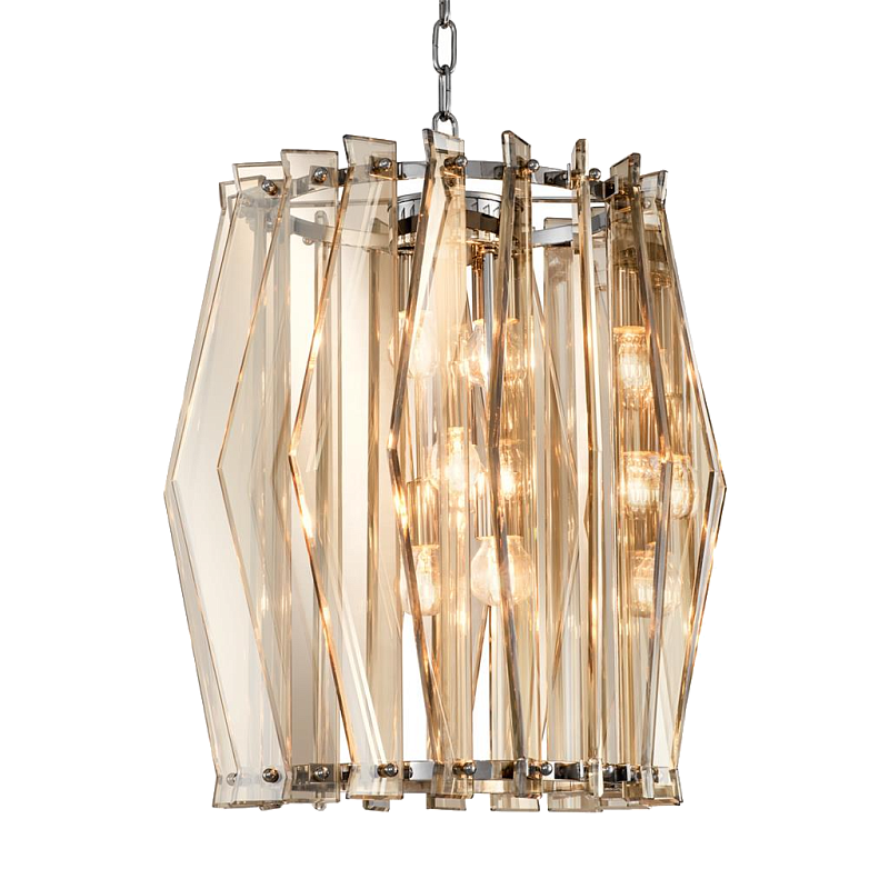 Люстра Chandelier Twist Никель Золотой Люстра Chandelier Twist Никель Золотой в Рязани | Loft Concept