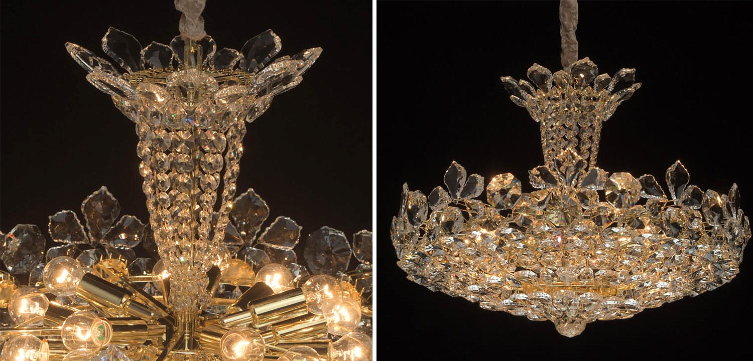 Люстра Griselda Crystal Chandelier gold Люстра Griselda Crystal Chandelier gold - Loft-Concept в Рязани