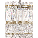 Люстра подвесная круглая из прозрачного хрусталя с золотым корпусом Selfsufficient варинант исполнения - 5 | Loft Concept в Рязани