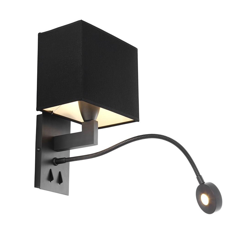 Бра Wall Lamp Reading Bronze Черный Темная бронза Бра Wall Lamp Reading Bronze Черный Темная бронза в Рязани | Loft Concept