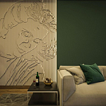 Барельеф PORTRAIT варинант исполнения - 2 | Loft Concept в Рязани