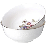 Обеденный сервиз из фарфора с рисунком цветов на 6 персон 23 предмета Garden Whisper Porcelain Set  варинант исполнения - 5 | Loft Concept в Рязани