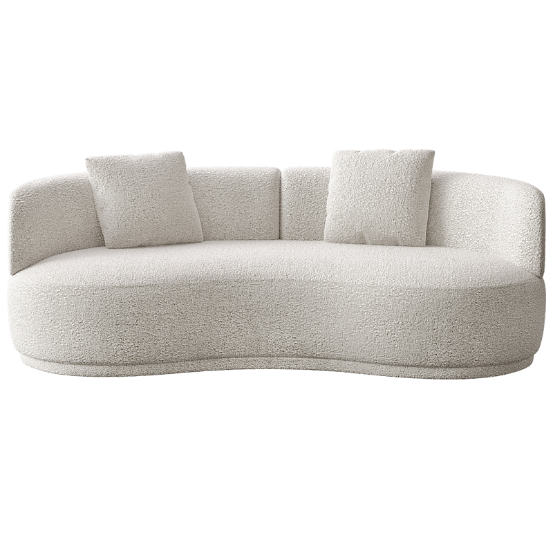 Двухместный диван Calypso Молочный в Рязани | Loft Concept 